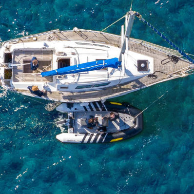 Patrol boat - ZENPRO 460 - BORD A BORD - work boat / service boat / electric
