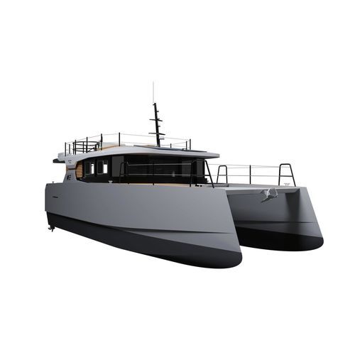 Passenger boat - ARGOCAT 1400 FLY - BORD A BORD - catamaran / inboard / aluminum