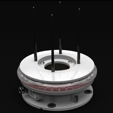 Harbor signalling light - VLB44 - Almarin - LED / white / red
