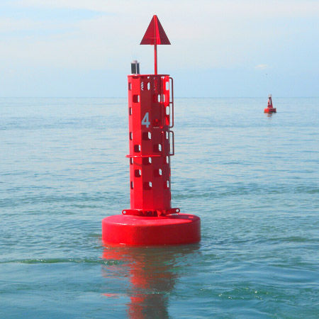 Beacon buoy - G2400T - Almarin - for terminals / high seas / polyethylene