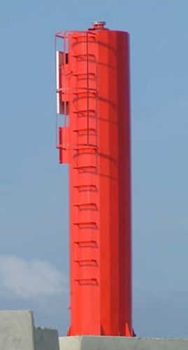 Signaling pier beacon - ALT 5 - Almarin - fixed / onshore