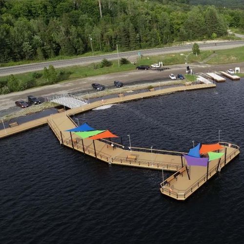 Floating dock - COMMERCIAL  - KROPF MARINE - mooring / for marinas / steel