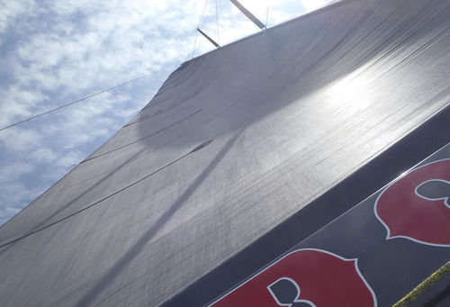 Mainsail - Uni-Titanium - UK-Halsey International - for racing sailboats / carbon / membrane
