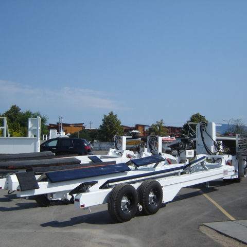 Handling trailer - SP-4 - CONOLIFT - for shipyards / hydraulic / self-propelled