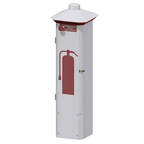Fire pedestal - Firehouse  - Eaton - with built-in light / for docks