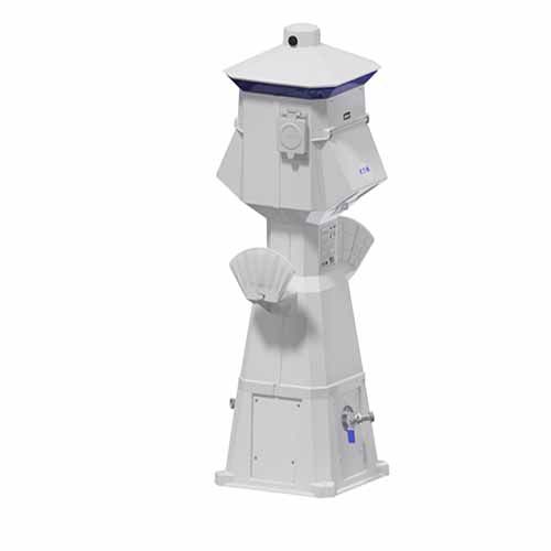 Pedestal with built-in light - Lighthouse - Eaton - electrical distribution / for docks / LED