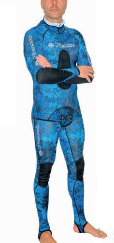 Spearfishing wetsuit - OCEAN LYCRA - Picasso SG - one-piece / hooded / 1.5 mm