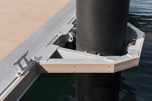 Steel pile guide - Ronáutica Quality Marinas SLU - for docks