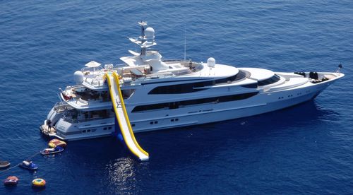 Cruising mega-yacht - JOY - Oceanco - raised pilothouse / flybridge / 6-cabin