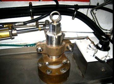 Yacht cylinder - RUDDER UPPER HOLDER - Aritex - hydraulic / steering system