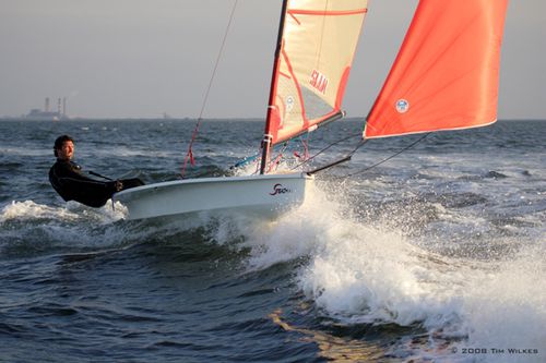 Single-handed sailing dinghy - STEALTH - CL Sailboats - skiff / regatta / catboat