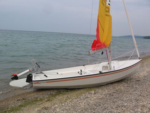 Double-handed sailing dinghy - CL14 - CL Sailboats - recreational / symmetric spinnaker