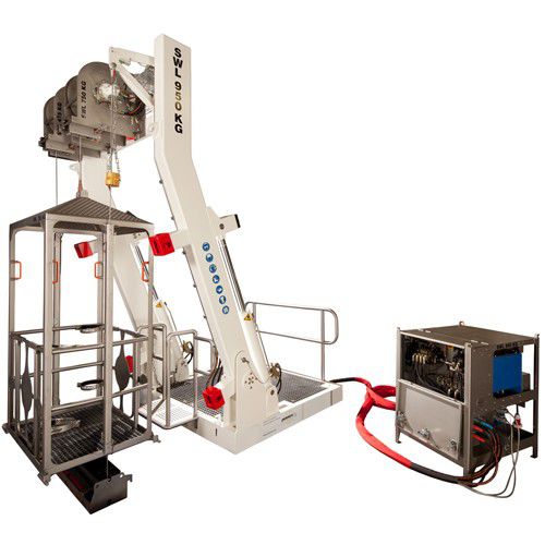 Diving platform launch and recovery system PW3025 POMMEC BV