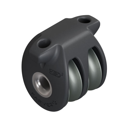 Double block - KBO2 - KARVER SYSTEMS - cheek / lashing / roller bearing
