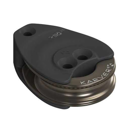 Single block - KBO30FB - KARVER SYSTEMS - cheek / flat / max. rope ø 16 mm