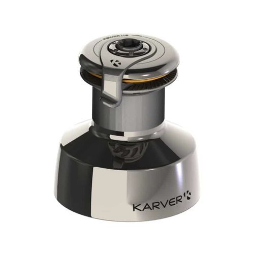 4-speed sailboat winch - KPW110 - KARVER SYSTEMS - stainless steel / for regatta sailboats / for sailing yachts