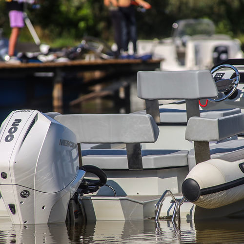 Outboard inflatable boat - Z6 HYBRIS LINE - SEALVER - gasoline / rigid / center console