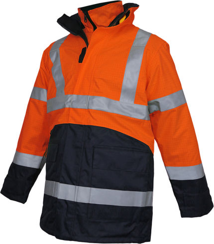 Sailing jacket - PARKA DRAKKAR GOLD HV - ALLMER - breathable / waterproof / hooded