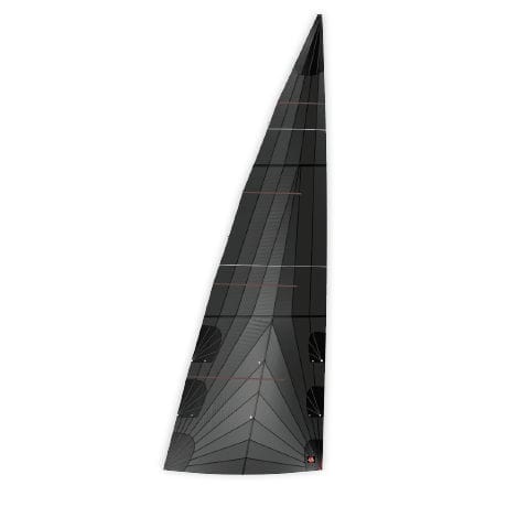 Mainsail - DELTA Voiles - for racing sailboats / tri-radial cut / polyester