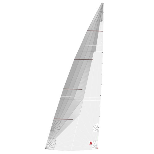 Mainsail - DELTA - DELTA Voiles - for cruising sailboats / cross-cut / polyester