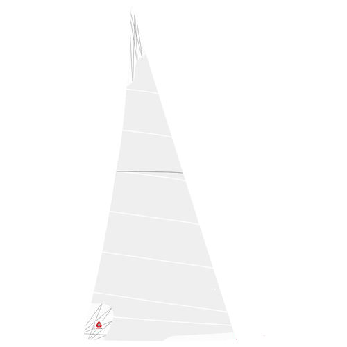 Headsail - GSE DELTA Access* - DELTA Voiles - for cruising sailboats / cross-cut / polyester