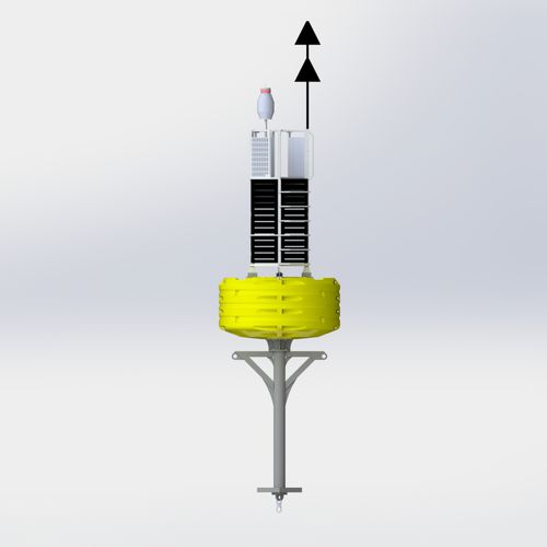 Beacon buoy - Ø2500 MM - PMS DockMarine - high seas / polyethylene