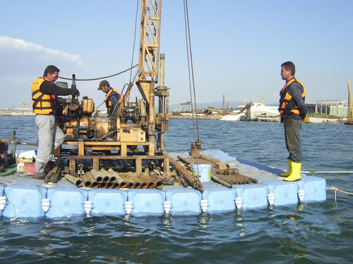 Floating platform - Working - PMS DockMarine