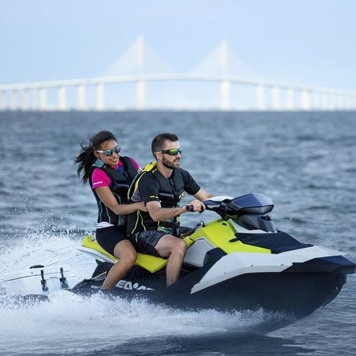 Seated jet-ski - SPARK - Sea-doo - three-seater / two-seater / 90 hp