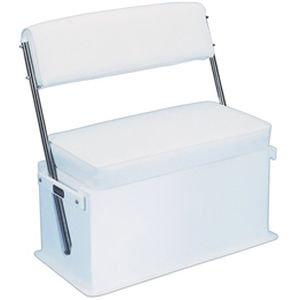 Boat bench seat - 1758-18A - Todd Marine Products - 2-person / with reversible backrest