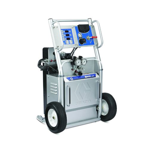 Paint spraying proportioner - Reactor A-25 - Graco - two-component / for shipyards