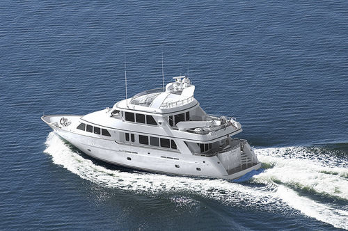 Classic motor yacht - ESCAPE S - CONRAD S.A. - wheelhouse / custom
