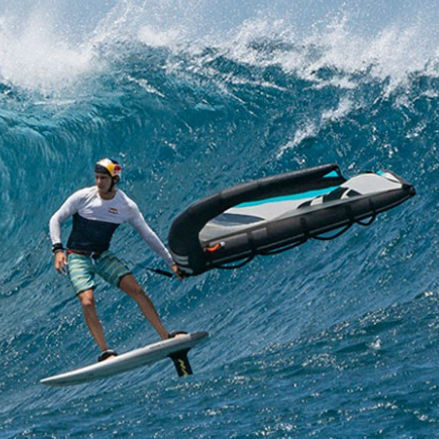 Hybrid inflatable air wing - SURFER MK4 - Naish Surfing - speed / wave / jumping