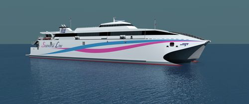 Ro-Pax car ferry - Santa Monica - INCAT