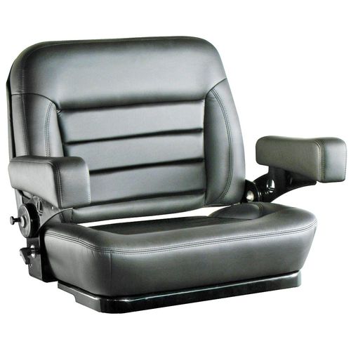 Helm seat - LX LOW BACK 36 - Llebroc Industries - bucket / operator / for professional boats