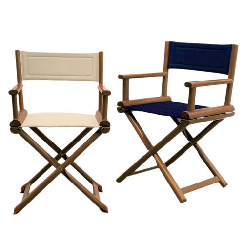 Yacht director's chair - Mallorca - Atep Italia - for boat / folding / blue