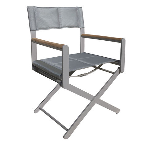 Boat director's chair OSKAR Grey/Grey Valdenassi for yachts