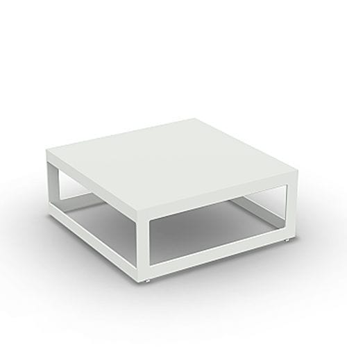 Boat coffee table - BURFORE - Valdenassi - for yacht / aluminum / beige