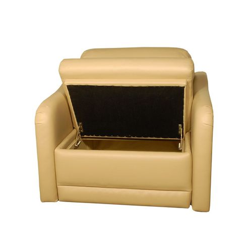 Yacht armchair - 30SB - Glastop Inc. - with storage compartment