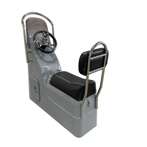 Inflatable boat steering console C08 3D MARINE jockey / with