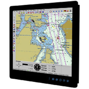 Marine display - R19L300-MRA1FP - Winmate Inc. - multi-function / navigation system / for control