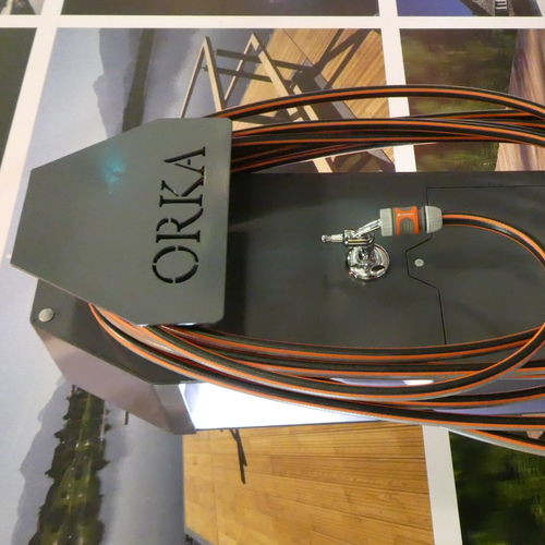Lighting pedestal - ORKA Steganlagen GmbH - lifebelt / electrical distribution / water supply