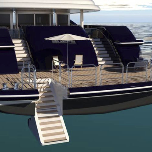 Yacht ladder - Fassmer - fixed / swim / safety