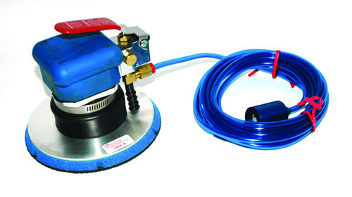Shipyard sander - 7044-6 SERIES - Hutchins Manufacturing Company - orbital / pneumatic / water