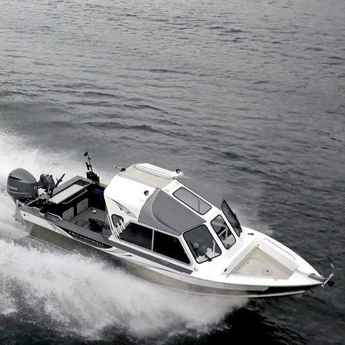 Outboard day fishing boat - 22 PACIFIC NAVIGATOR - Duckworth - wheelhouse / offshore / aluminum