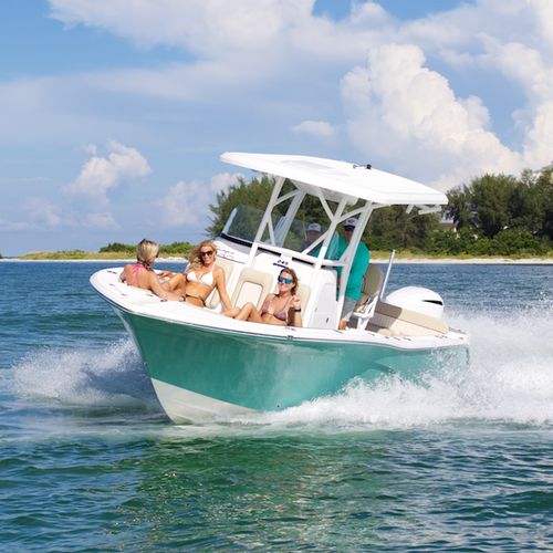 Outboard center console boat 249 AVENGER Sea Fox Boats side