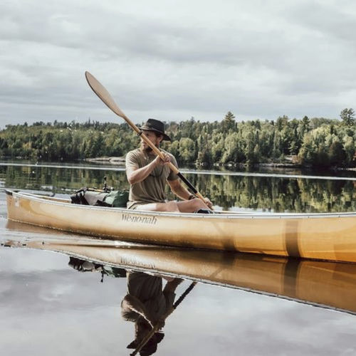 Canoe paddle - Impression Solo - Bending Branches - recreational / asymmetrical / double