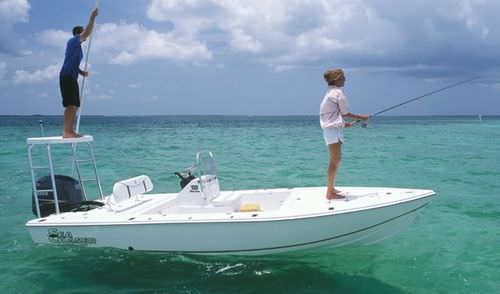Outboard flats boat - 180FS - Sea Chaser - center console / sport-fishing