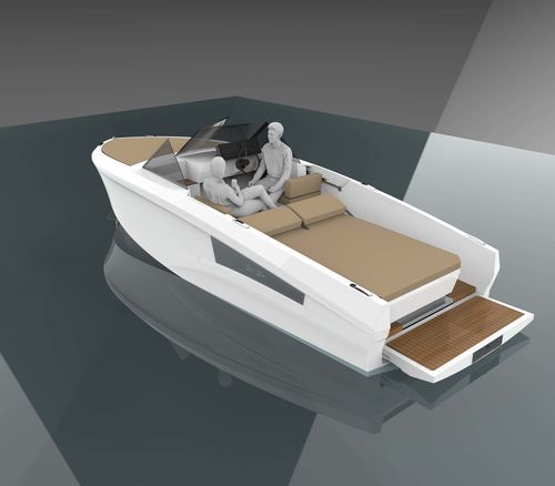 Inboard day cruiser - Ovation 6X - Ganz Boats - outboard / gasoline / electric