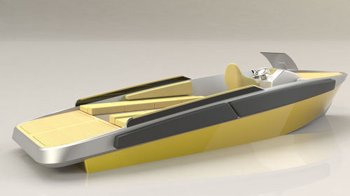 Inboard center console boat - 27 TO - ERYD YACHTS - electric / sundeck / teak deck