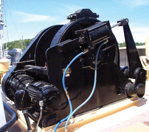 Ship winch - DEPC-48-50 - Markey Machinerympany - towing / electric drive / single-drum